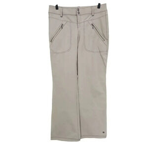 Athleta Bootcut Nylon Hiking Pants Cream Size 4